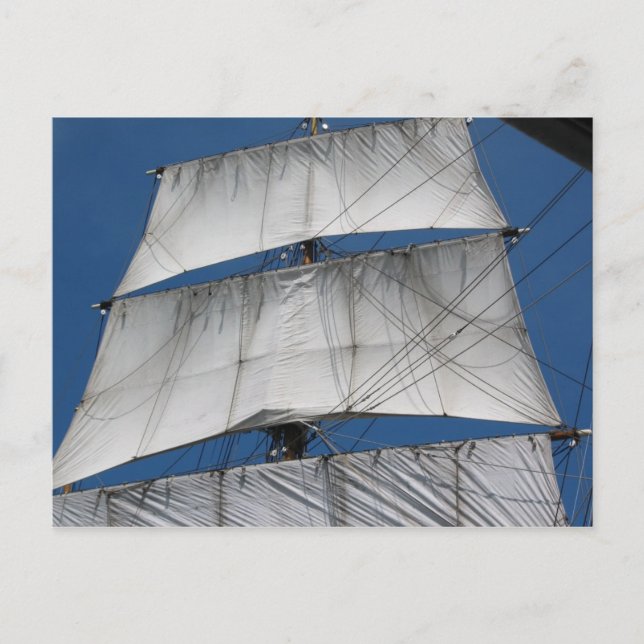 Sechs Gun Sails Postkarte (Vorderseite)
