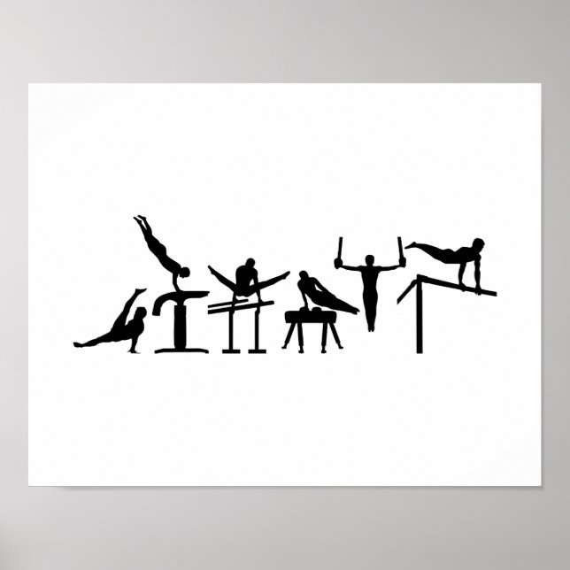 Sechs Kampf Hexathlon Poster (Vorne)