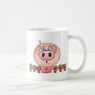 Sechs kleine Schweine Kaffeetasse
