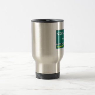 Sechs Mann-Reise-Tasse Reisebecher