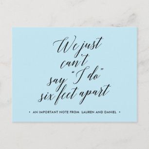 Sechs Meter nach Änderung der Pläne verschoben sto Ankündigungspostkarte