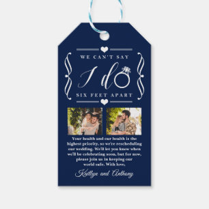 Sechs Meter später Hochzeitstag Geschenkanhänger