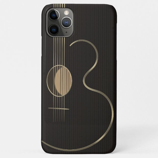 Sechs Schnur-Akustikgitarre Case-Mate iPhone Hülle (Rückseite)
