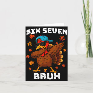 Sechs Sieben 67 Erntedankfest Meme Lustig Dankbar Karte
