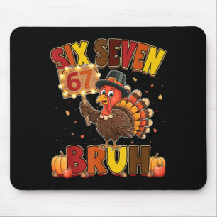 Sechs Sieben 67 Erntedankfest Meme Lustig Dankbar  Mousepad