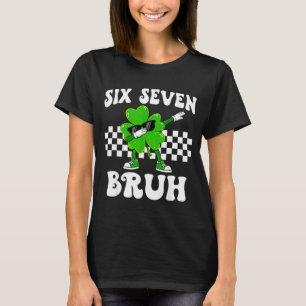 Sechs sieben 67 Meme cool St. Patricks Tag Jungen T-Shirt