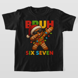 SECHS SIEBEN 67 Weihnachten Bruh Lustiger Dabbin T-Shirt