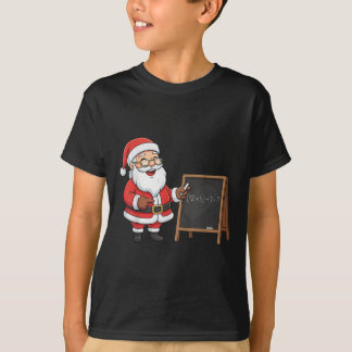 Sechs Sieben 6 7 Meme Santa Weihnachten Xmas Lehre T-Shirt