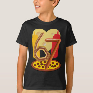 sechs sieben 6 7 T-Shirts