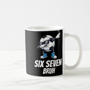 Sechs Sieben Bruh Gehirnfäule Gen Alpha Dabbing Fu Kaffeetasse