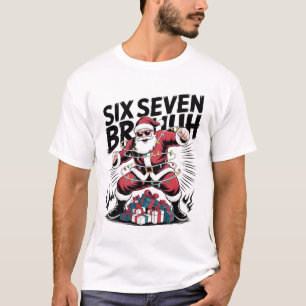 Sechs Sieben Bruh Lustiges Weihnachts-Shirt Cool T-Shirt