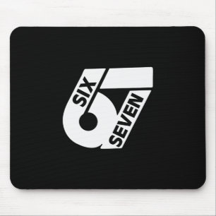 Sechs Sieben Cool Meme 67 Lustige Zahl Mousepad