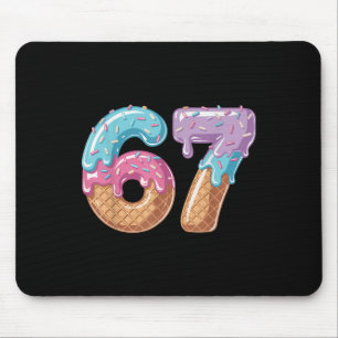 Sechs Sieben Eis Drip Lustig 67 Meme Nummer 6 An Mousepad