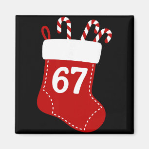 Sechs Sieben Kinder 67 Jungen Mädchen 6 7 Weihnach Magnet