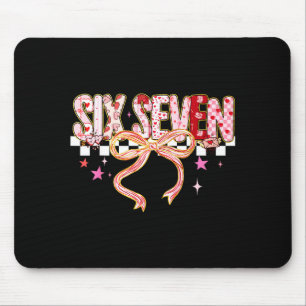 Sechs Sieben Kokette Schleife Frauen Mädchen Lusti Mousepad