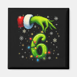 Sechs Sieben Lustige Weihnachten Meme Paar Passend Magnet