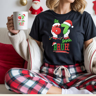 Sechs Sieben Lustiges Weihnachten Teenager Meme Sweatshirt