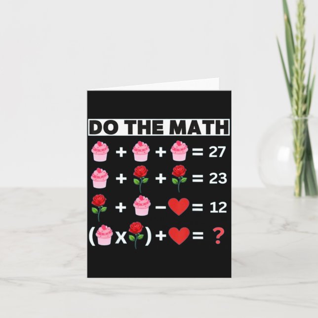 Sechs Sieben Machen Die Mathematik 67 Frauen Lehre Karte (Vorderseite)