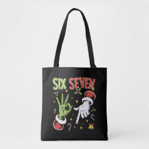 Sechs Sieben Meme Lustig Gemeiner Typ Weihnachten Tasche