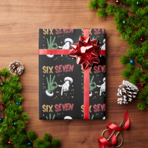 Sechs Sieben Meme Lustiger Böser Kerl Weihnachten  Geschenkpapier