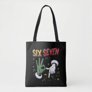 Sechs Sieben Meme Lustiger Böser Typ Weihnachten V Tasche