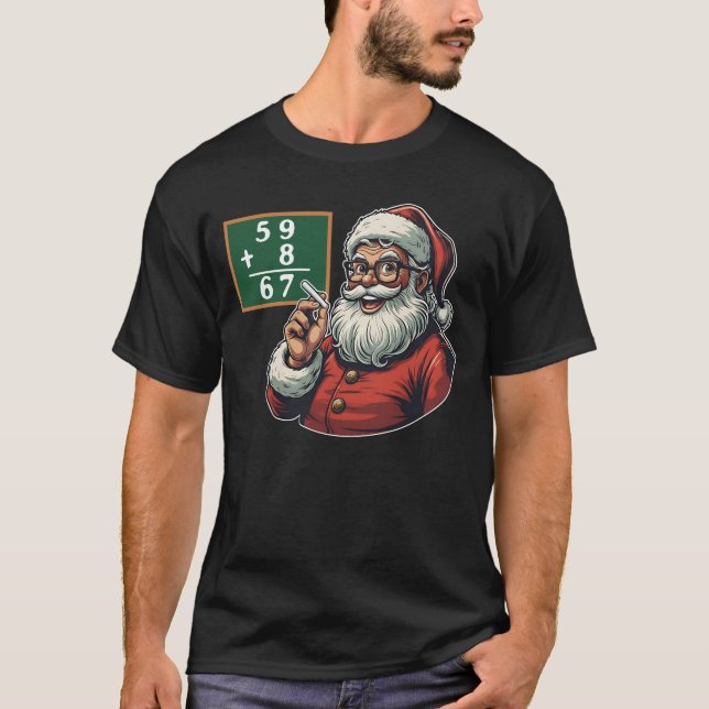 Sechs Sieben Smart Santa T-Shirt (Vorderseite)