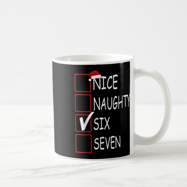 Sechs Sieben Trending 67 Gen Alpha Slang  Kaffeetasse (Rechts)