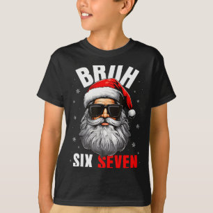 Sechs Sieben Weihnachten Bruh Santa Jungen Männer T-Shirt