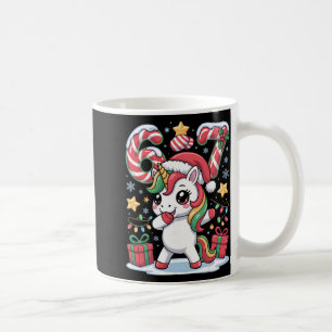 Sechs Sieben Weihnachten Einhorn Meme Lustig Süße Kaffeetasse