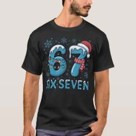 Sechs Sieben Weihnachts-Eis-Nummern | Festlich Gef T-Shirt