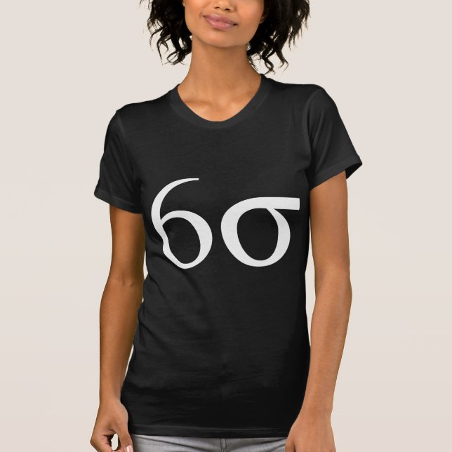 Sechs Sigma (Mageres sechs Sigma) T-Shirt (Vorderseite)
