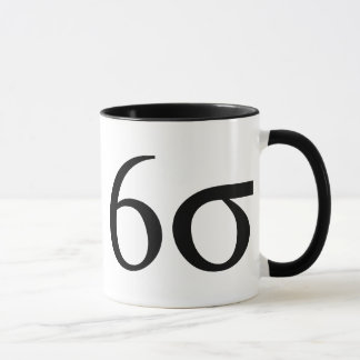 Sechs Sigma (Mageres sechs Sigma) Tasse