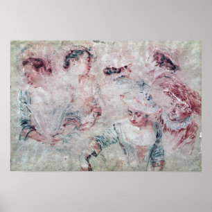 Sechs Studien Poster