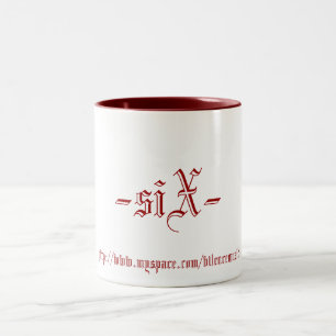 Sechs Tasse (rot)