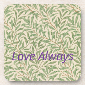 Sechs Untersetzer Set mit schicken antiken Blätter