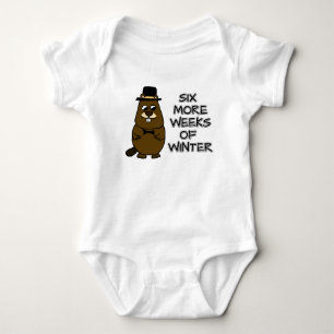 Sechs weitere Winterwochen Baby Strampler