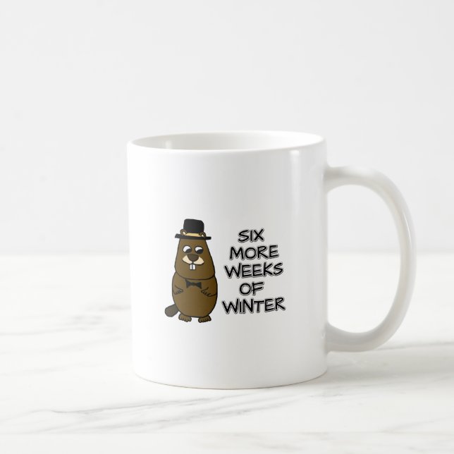 Sechs weitere Winterwochen Kaffeetasse (Rechts)