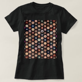 Sechseckgequilt T-Shirt