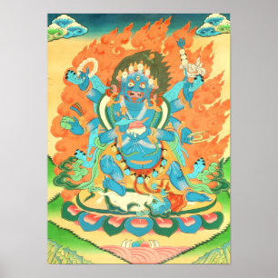 Sechserbewaffneter Mahakala Poster