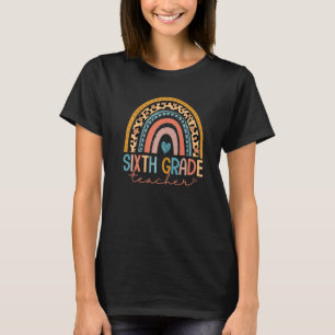 Sechste Klasse Girls Lehrer 6. Klasse Squad Rainbo T-Shirt