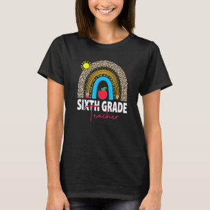 Sechste Klasse Lehrer Team 6. Klasse Squad Rainbow T-Shirt