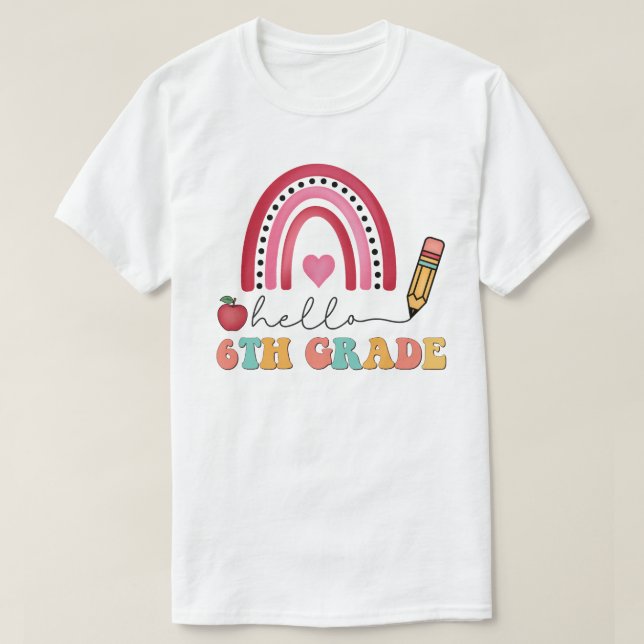 Sechste Schule T-Shirt (Design vorne)