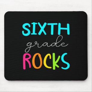 Sechste Stufe Rocks Team 6. Klasse Lehrer Mousepad