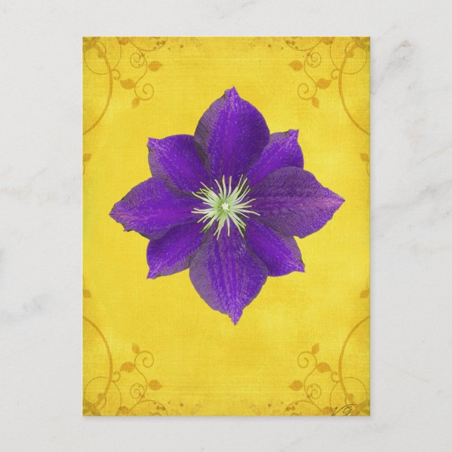 Sechstes Chakra-Geschenk - Drittes Auge Postkarte (Vorderseite)