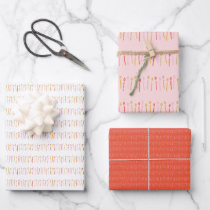Sechzehn Kerzen Geschenkpapier Set
