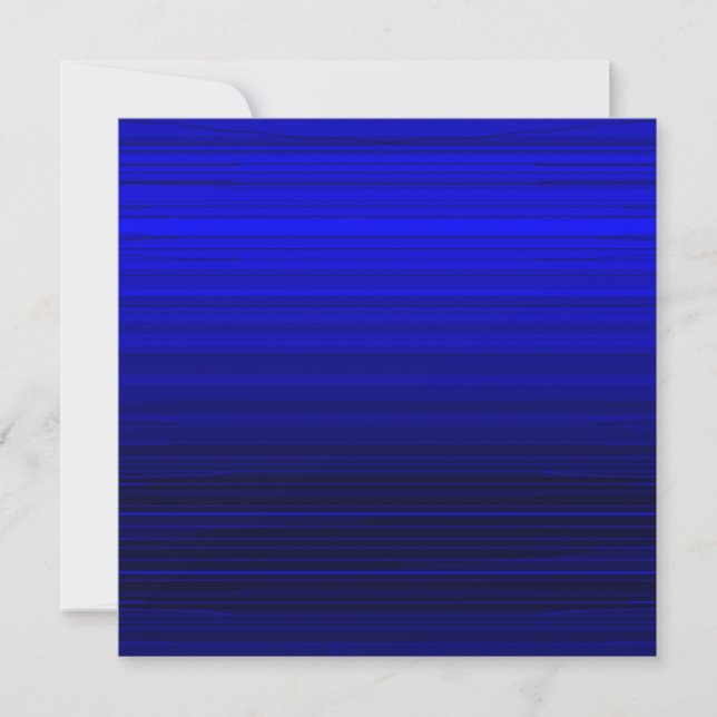 Sechzehn Schatten der blauen Einladungen (Vorderseite)