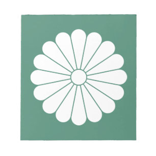Sechzehnblättrige Chrysantheme Notizblock