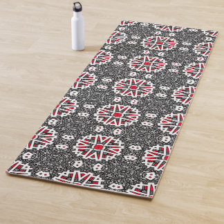 Sechzehntes Kaleidoskop-Kunst siebzehn Yogamatte