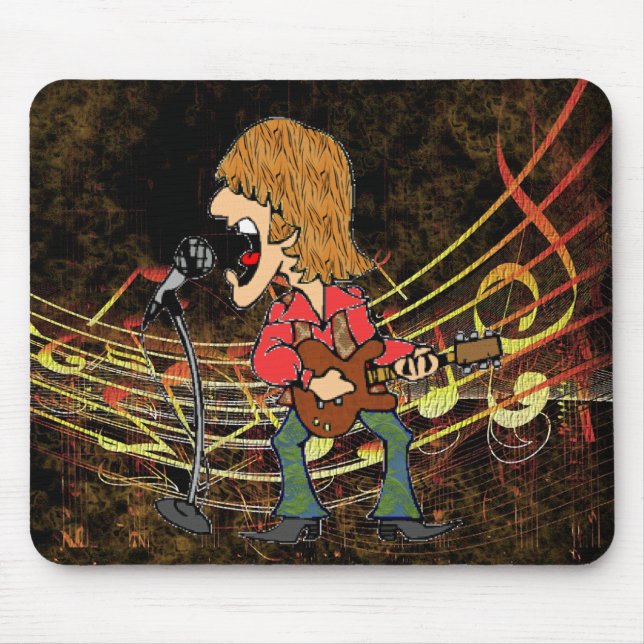 Sechziger-Rocker Mousepad (Vorne)