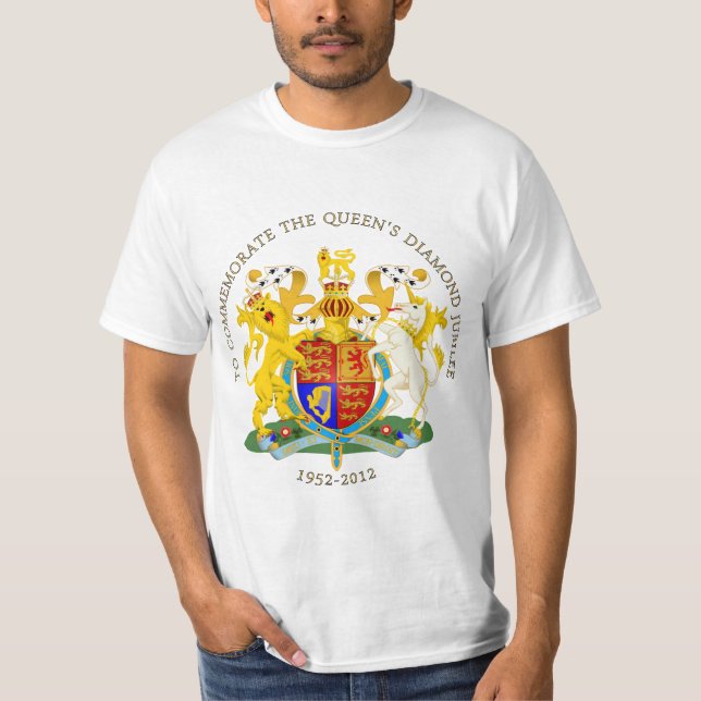 Sechzigjähriges Jubliäum Großbritannien T-Shirt (Vorderseite)